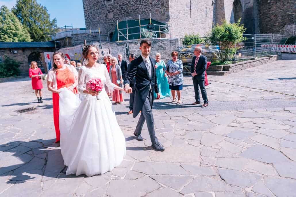 Hochzeit auf Schloss Burg in Solingen